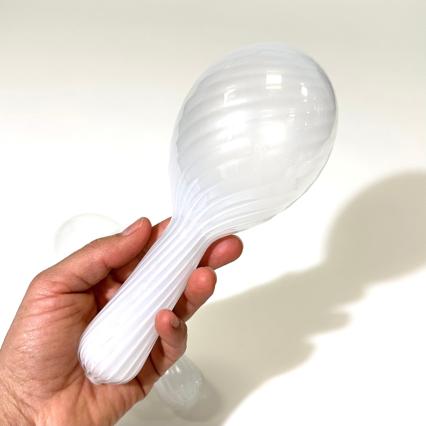 Opal Twist Crystal Rattle