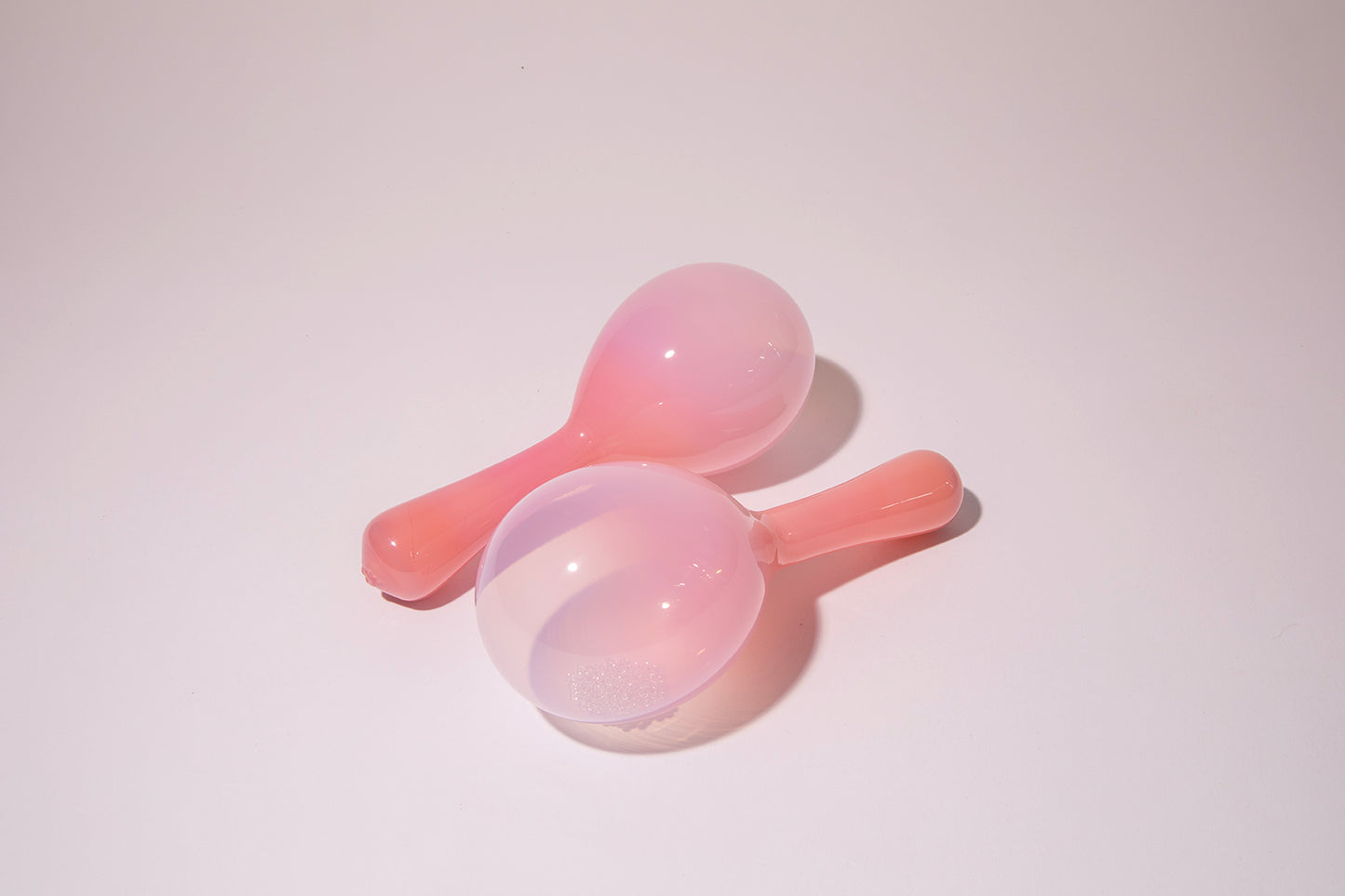 Opal Pink Crystal Rattle
