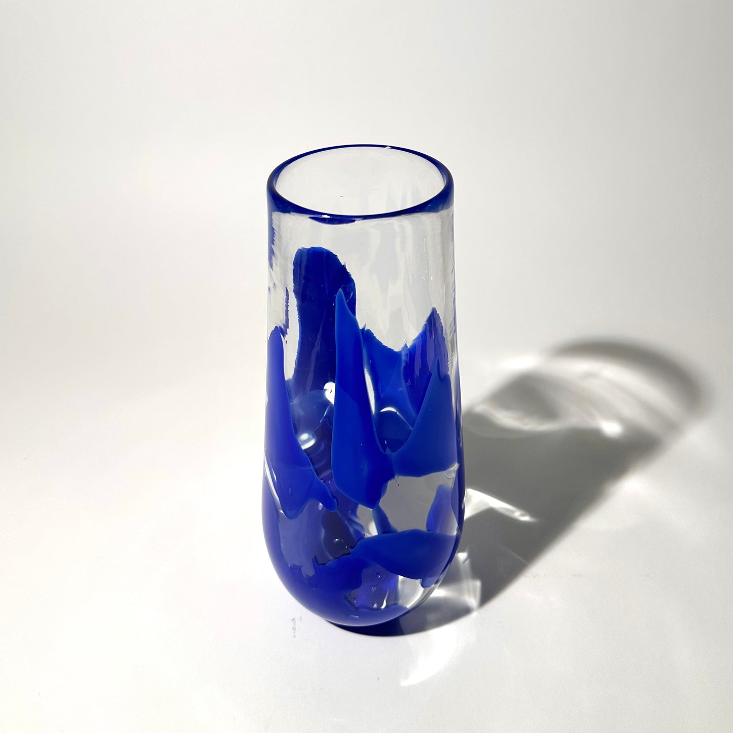 Round Bottom Lapislazuli Blue Sea Vase