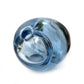 Mirror Double Bubble Sapphire Blue Sprouting Vessel