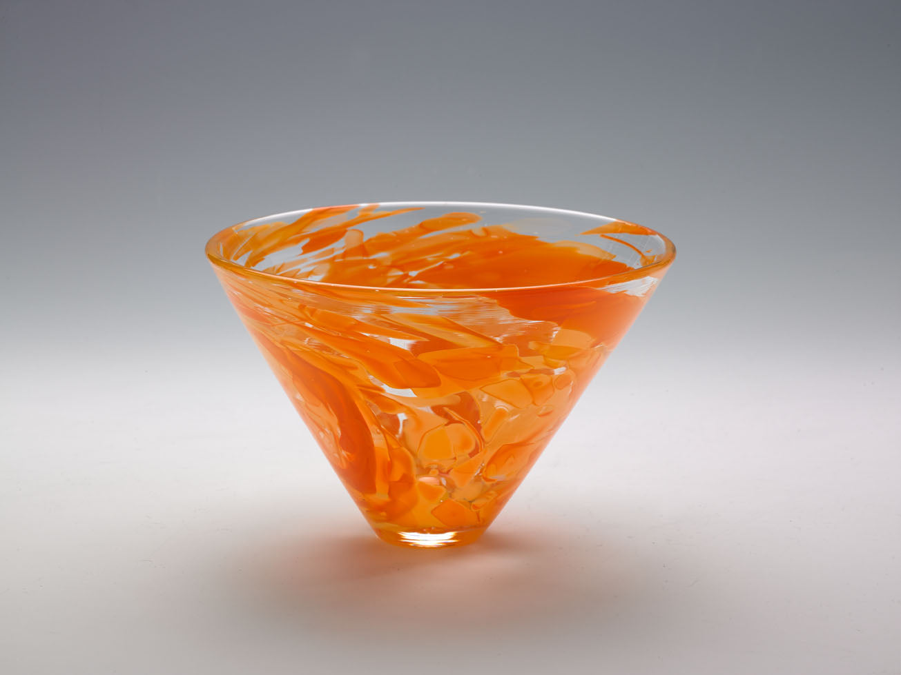 Mazel Tov Glass Conical Bowl