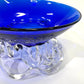 Large Cobalt Bowl with Sculpted Foot