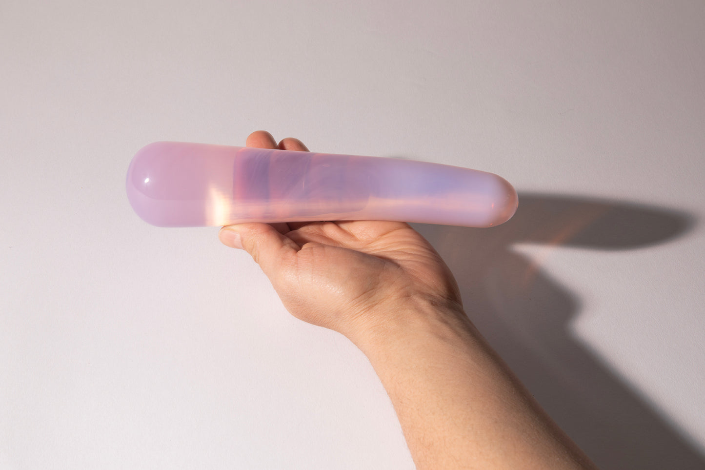 Bending Taper Acupressure Wand in Opaline Pink