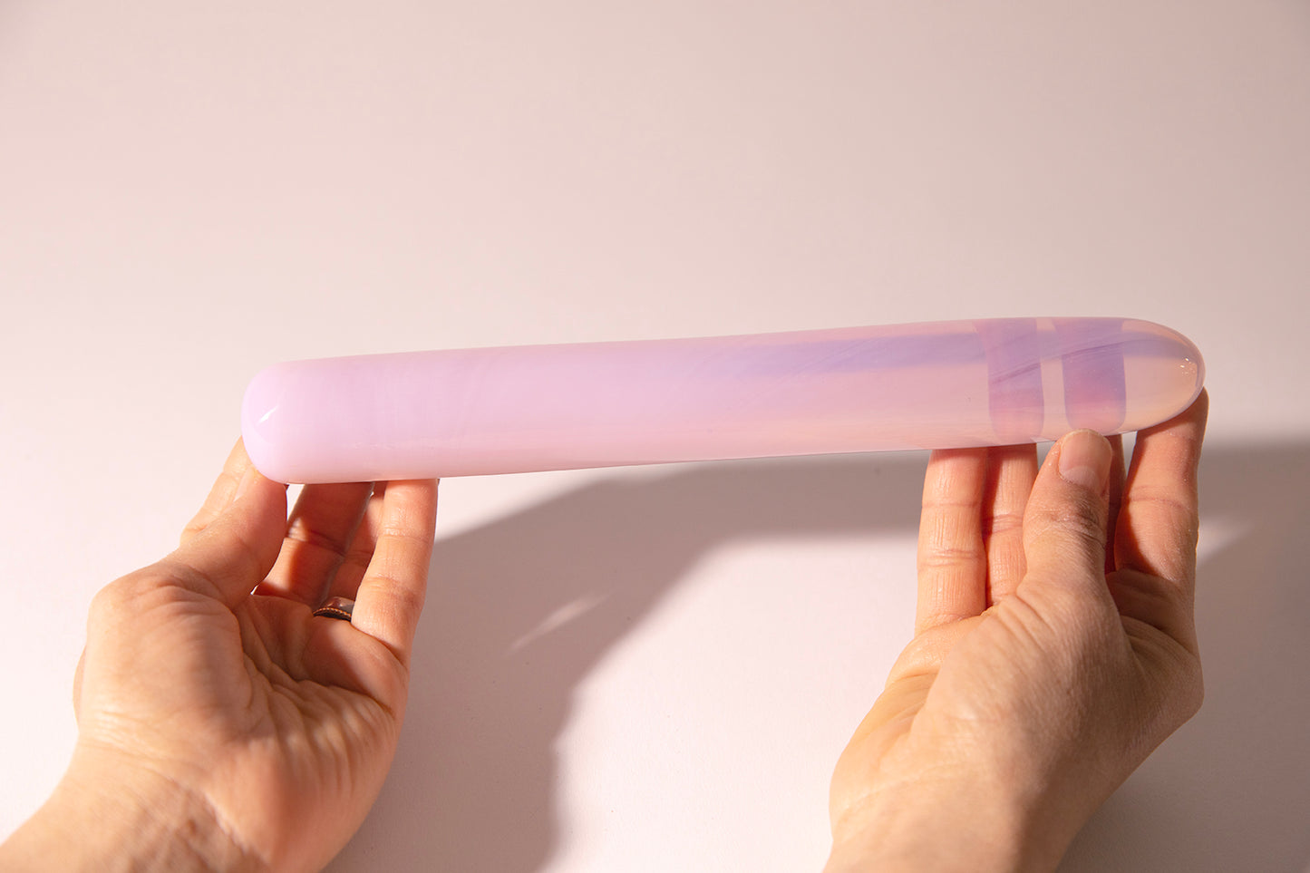 Straight Acupressure Wand in Opaline Pink