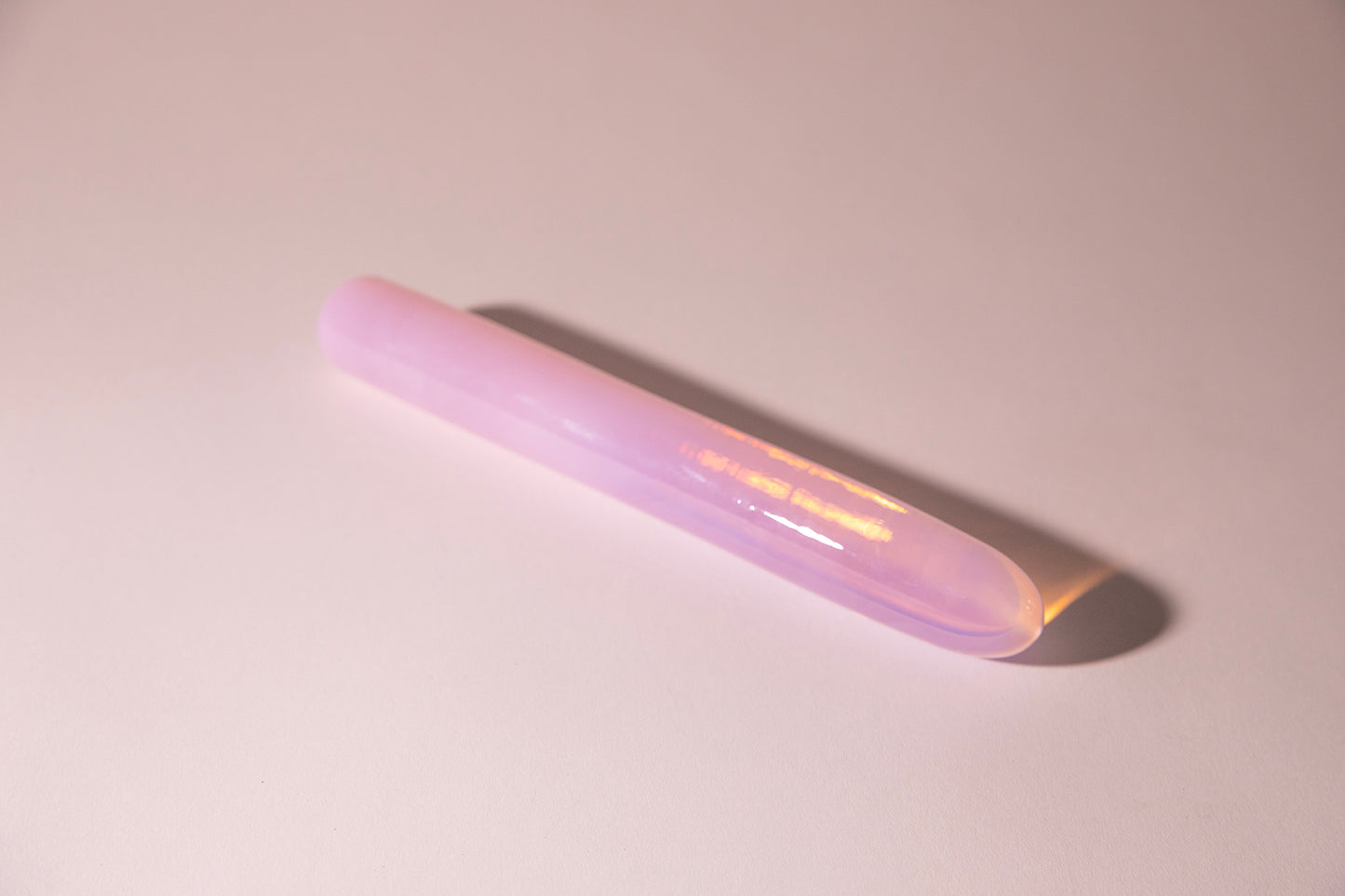 Straight Acupressure Wand in Opaline Pink