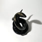 Black Snake with Gold Powder