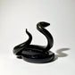 Black Snake with Gold Powder