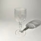 Twisted Optic Stem Goblet in Clear
