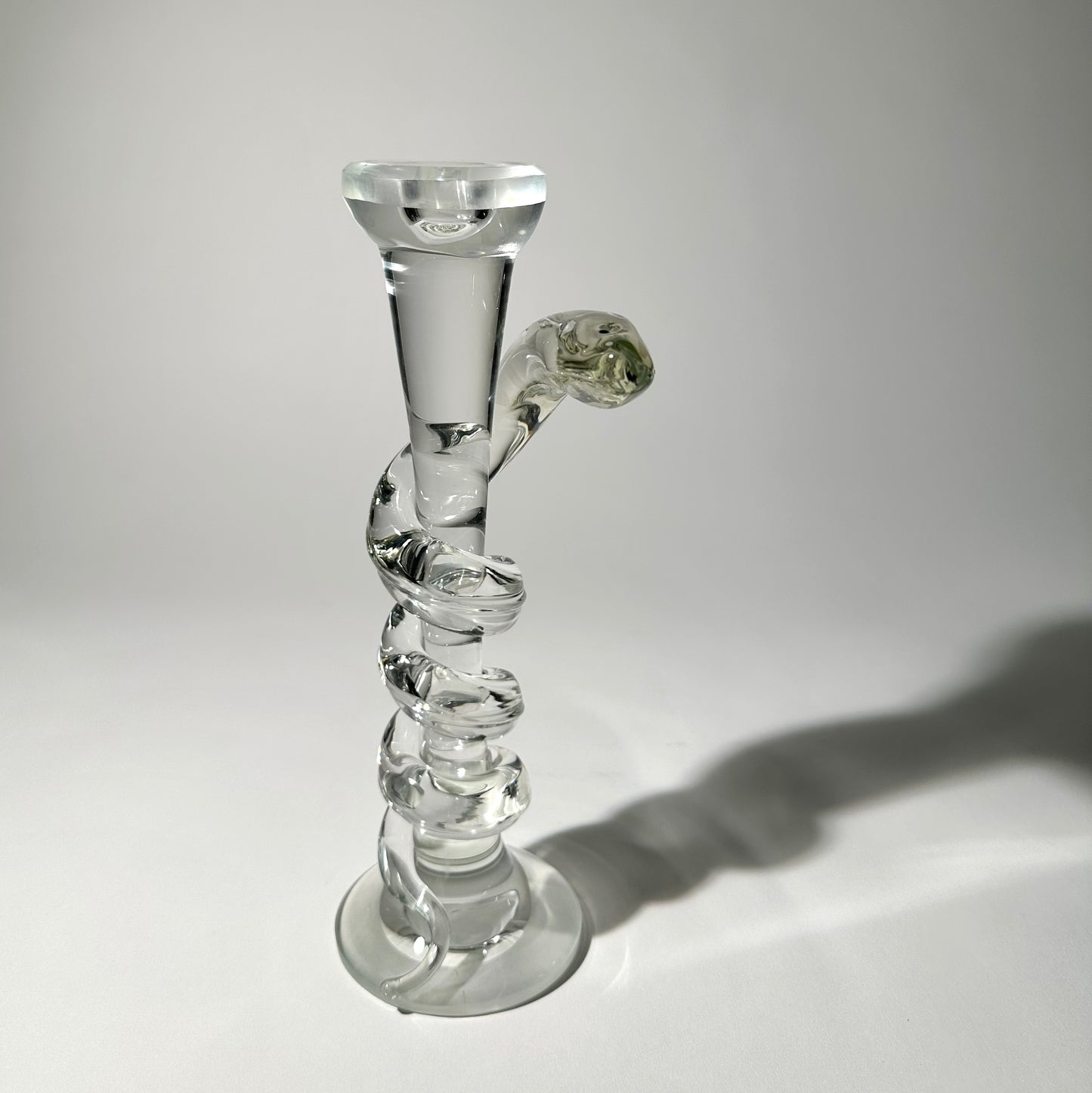 Snake Candle Holder in Clear