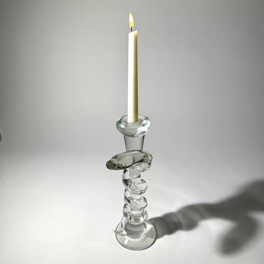 Snake Candle Holder in Clear