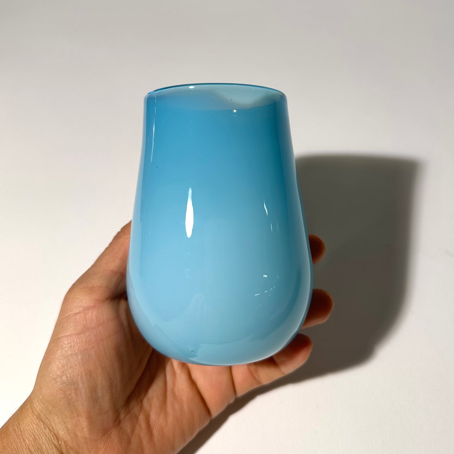 Sky Blue Fade Cup in Cerulean and White