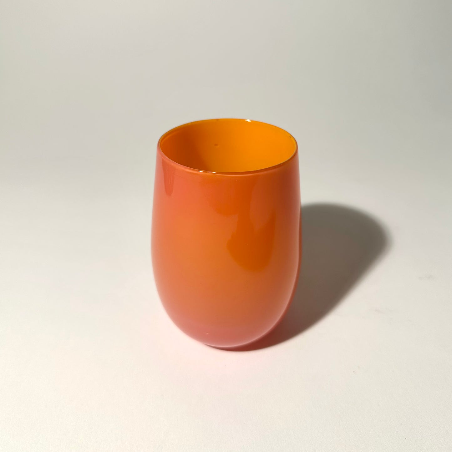 Sunset Cup in Mandarin Orange and Rose Pink
