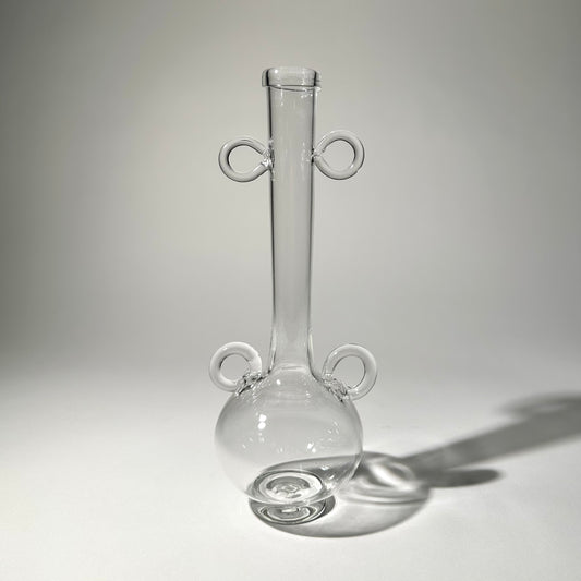 Classical Clear Bottle with Hoop Handles