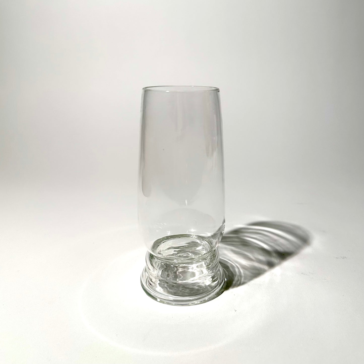 Torus Folded Bubble Foot Flute and Stemless Wine Glass (Jason's Favorite Design)