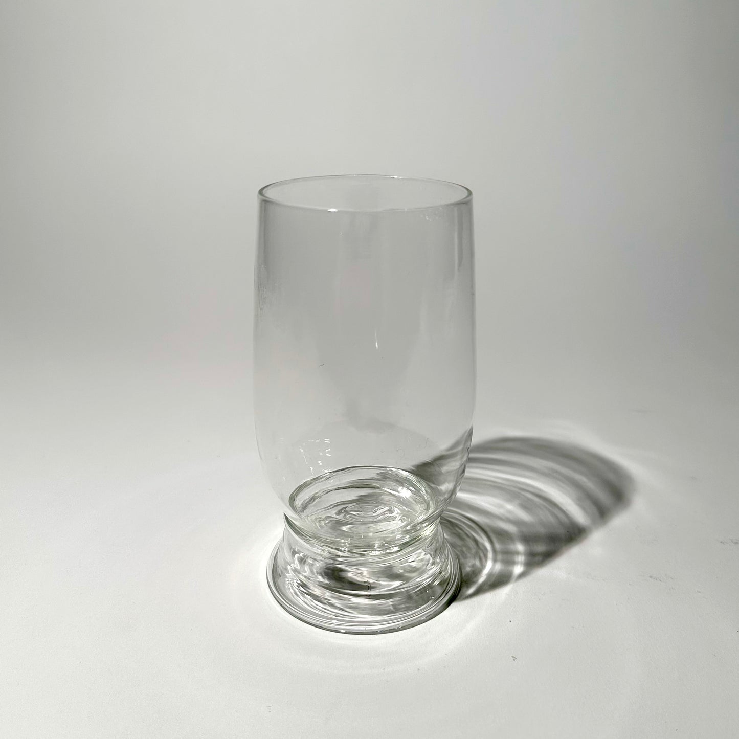 Torus Folded Bubble Foot Flute and Stemless Wine Glass (Jason's Favorite Design)