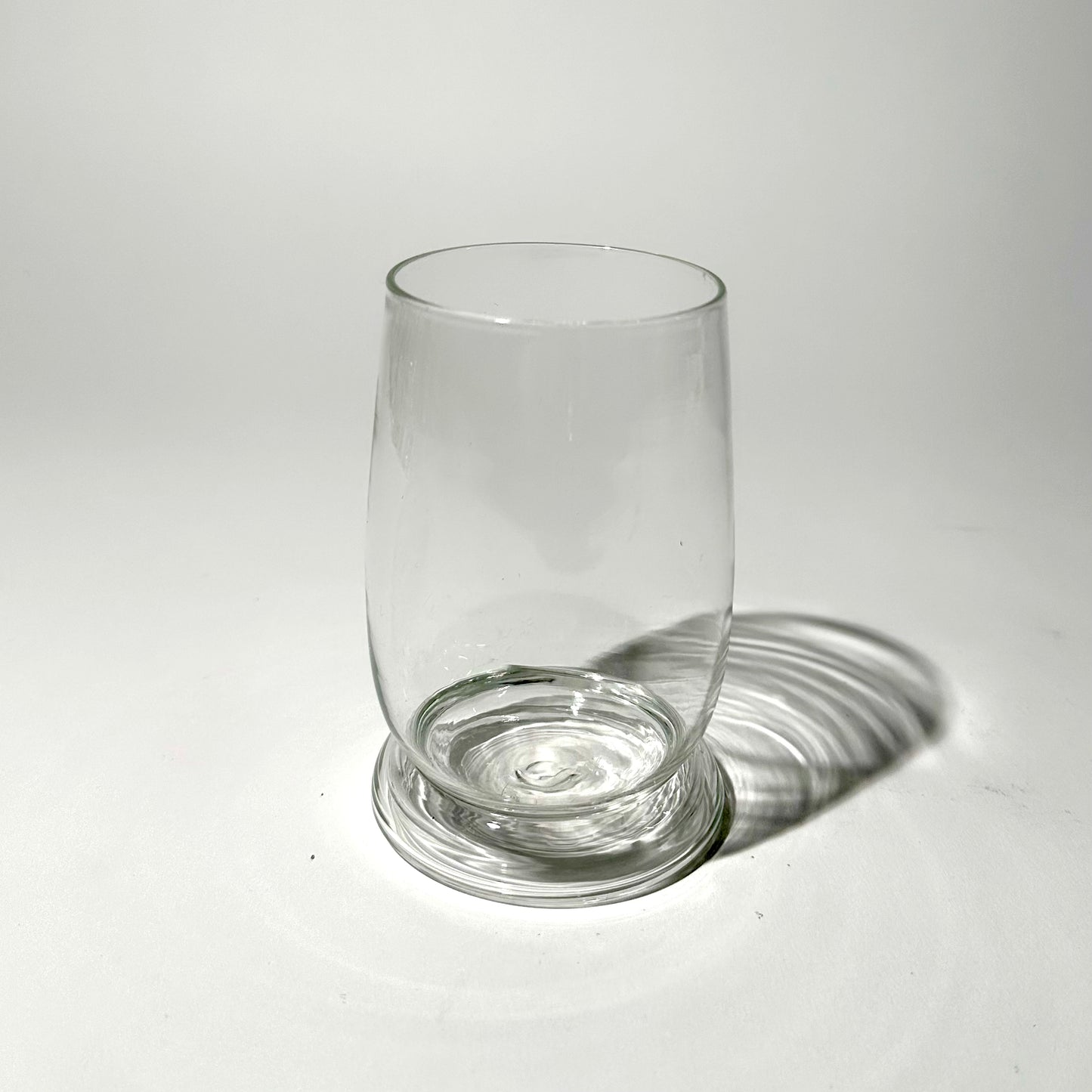 Torus Folded Bubble Foot Flute and Stemless Wine Glass (Jason's Favorite Design)