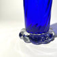 X Large Ripple Vase in Cobalt Blue