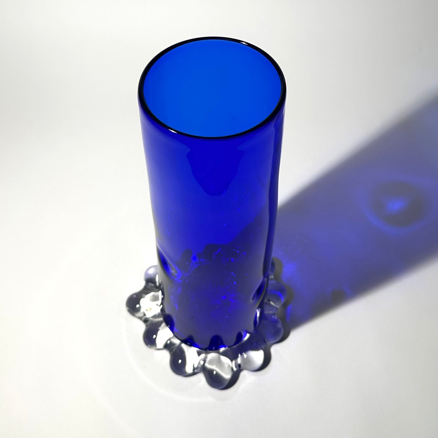 X Large Dimple Vase in Cobalt Blue (2 of 2)