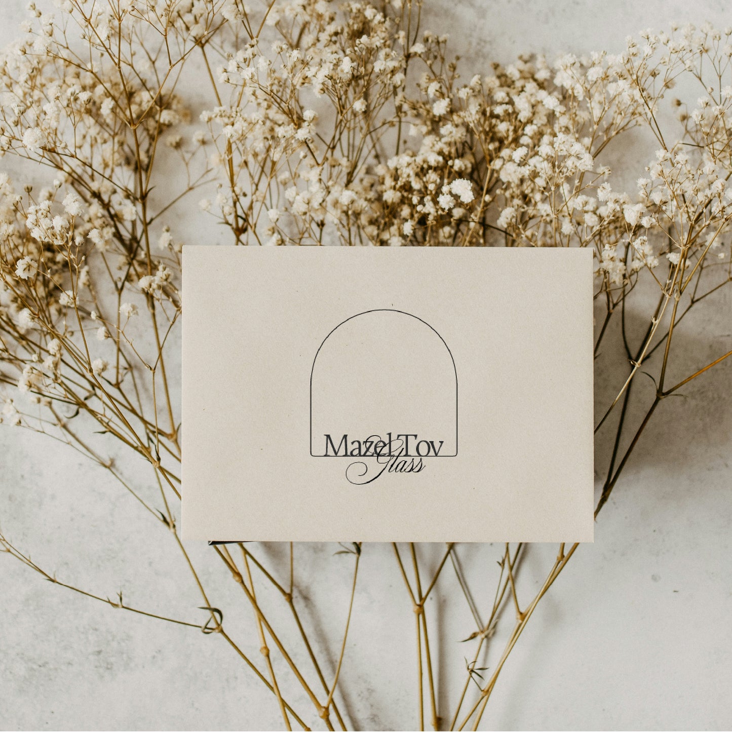 Mazel Tov Glass Gift Card