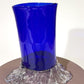 Cobalt Blue Wave Vase